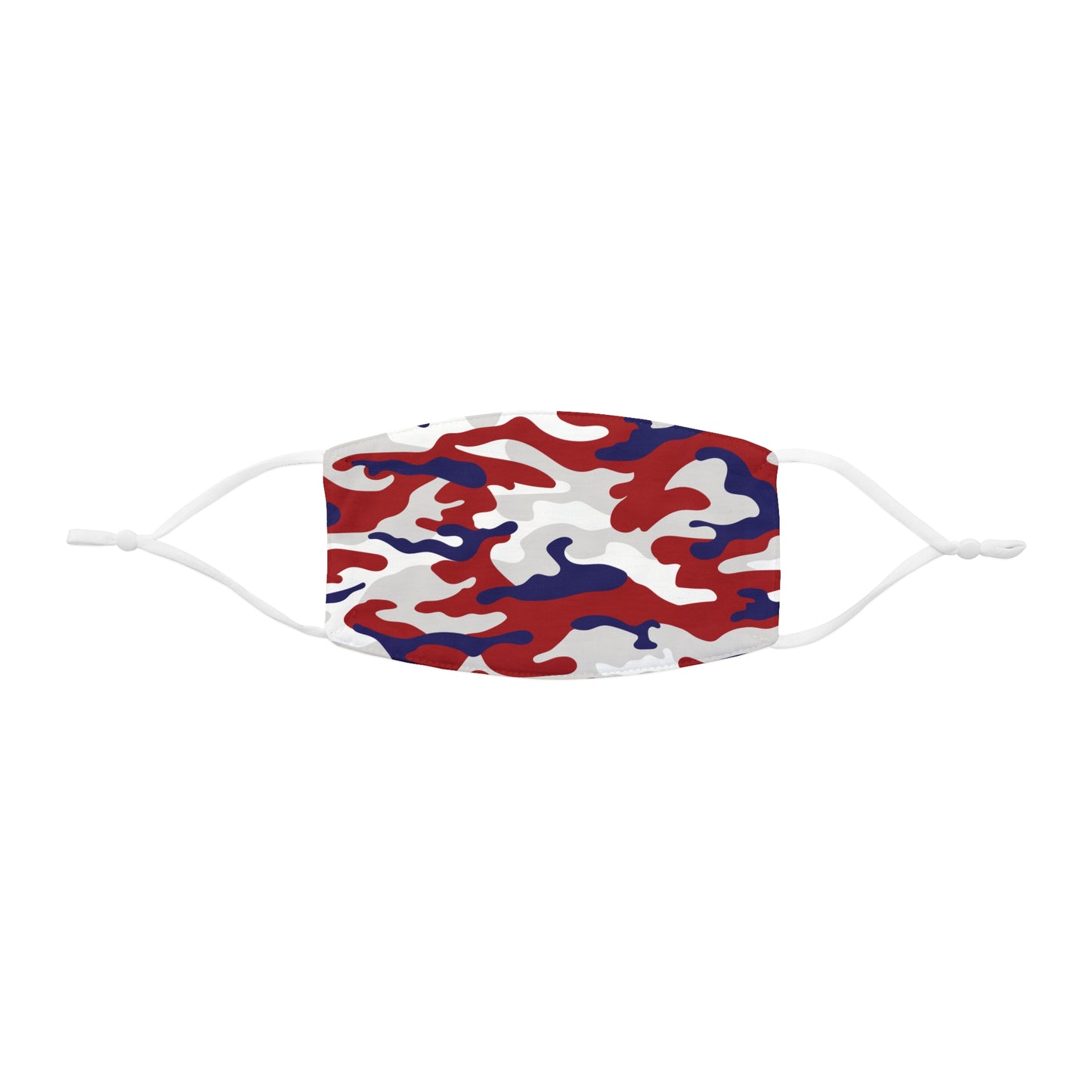masque visage bleu blanc rouge